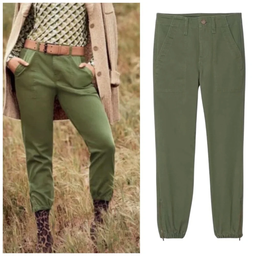 Cabi Compass Pant Army Green Size 2 - Picture 1 of 11